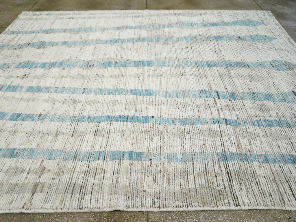 Moroccan Inspired Contemporary Turkish Room Size Carpet, No.30805 - Galerie Shabab