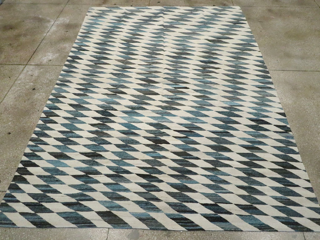 Modern Turkish Flatweave, No.30806 - Galerie Shabab
