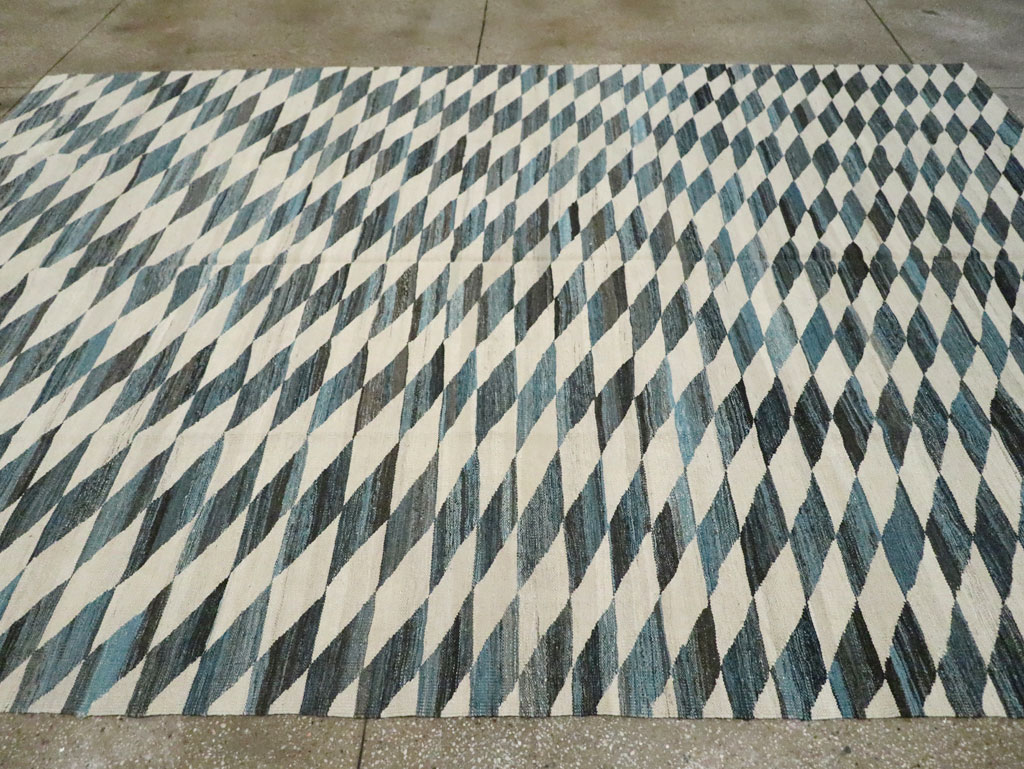 Modern Turkish Flatweave, No.30806 - Galerie Shabab
