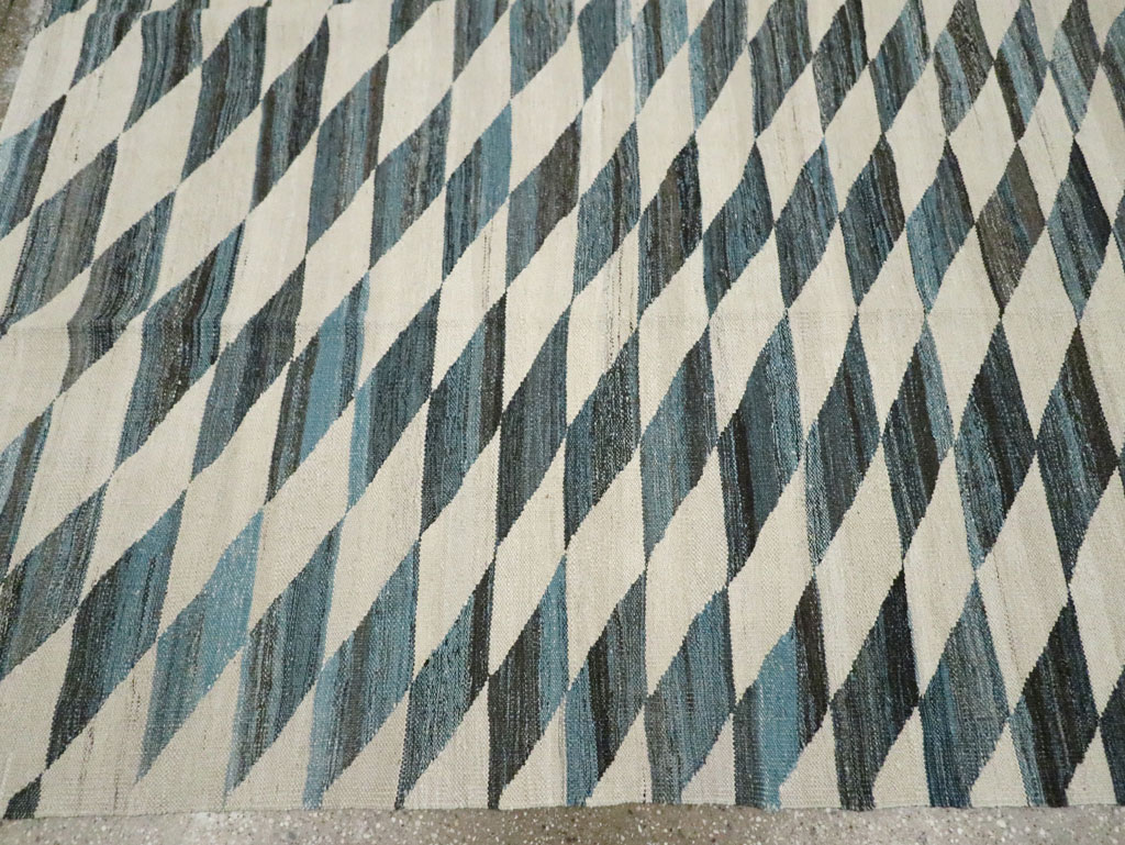Modern Turkish Flatweave Kilim , No.30806 - Galerie Shabab