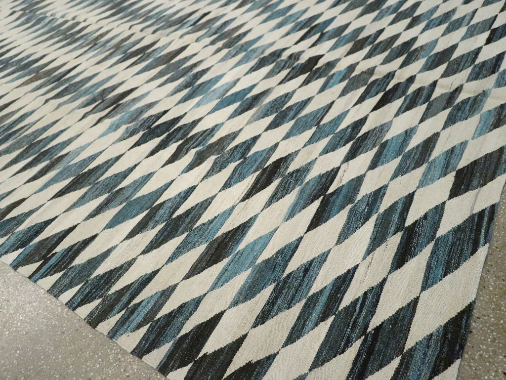Modern Turkish Flatweave Kilim , No.30806 - Galerie Shabab