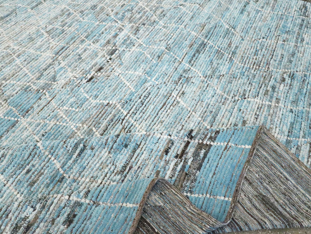 Moroccan Inspired Contemporary Turkish Large Room Size Carpet, No.30808 - Galerie Shabab