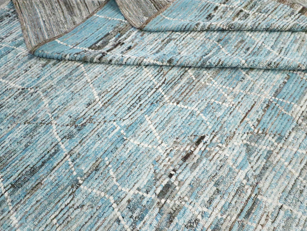 Moroccan Inspired Contemporary Turkish Large Room Size Carpet, No.30808 - Galerie Shabab