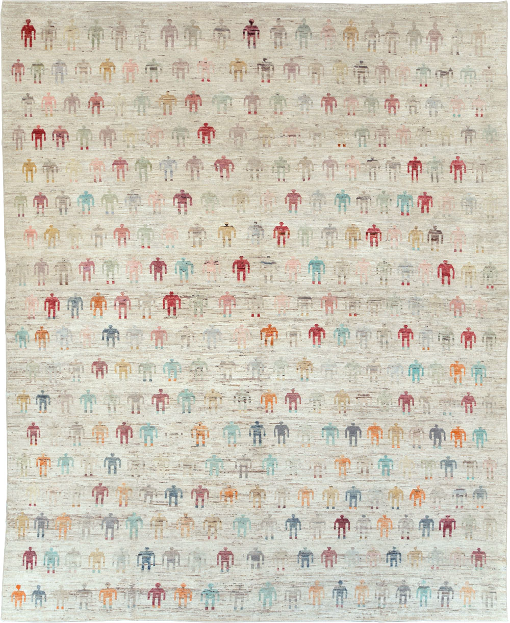 Modern Anatolian Tribal Carpet, No.30811 - Galerie Shabab