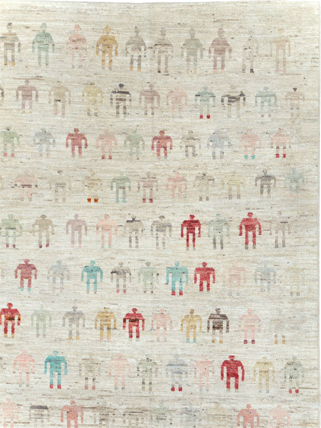 Modern Anatolian Tribal Carpet, No.30811 - Galerie Shabab