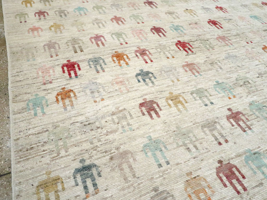 Modern Anatolian Tribal Carpet, No.30811 - Galerie Shabab