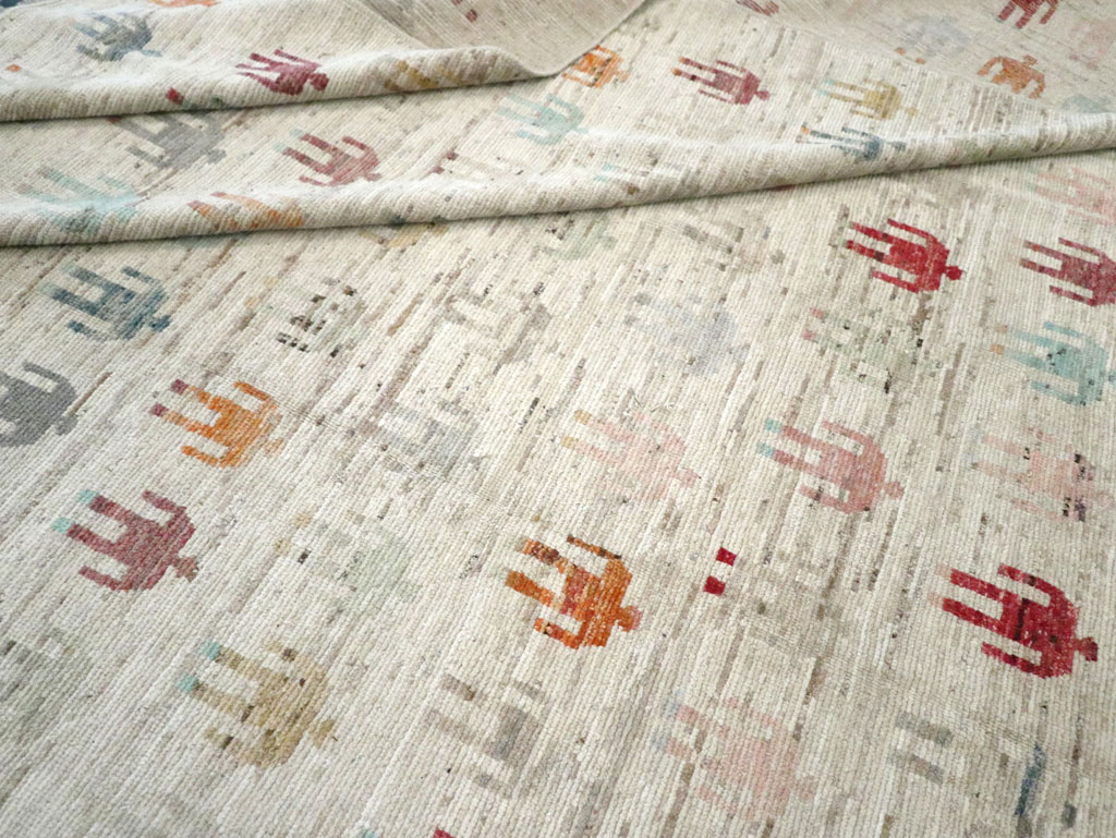 Modern Anatolian Tribal Carpet, No.30811 - Galerie Shabab