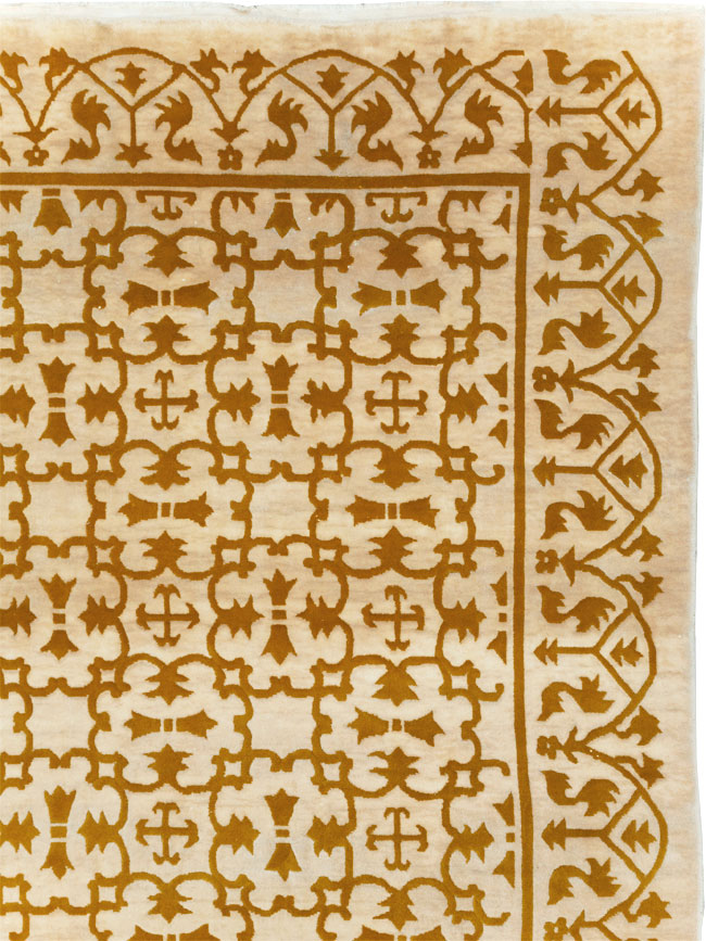 Vintage Indian Continental Large Room Size Carpet, No.30814 - Galerie Shabab