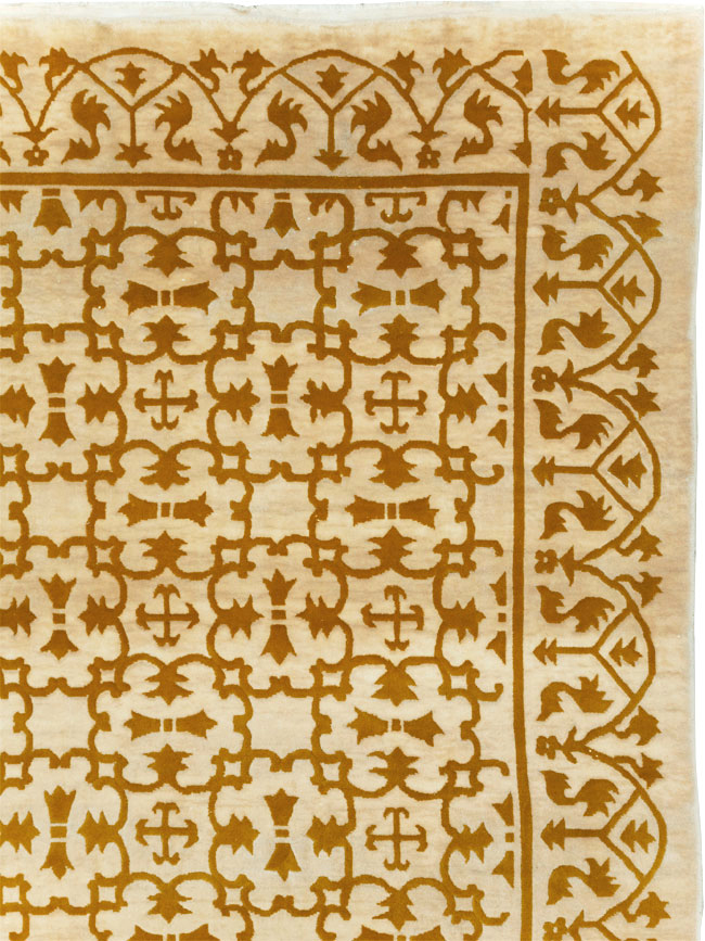 Vintage Indian Continental Large Room Size Carpet, No.30814 - Galerie Shabab