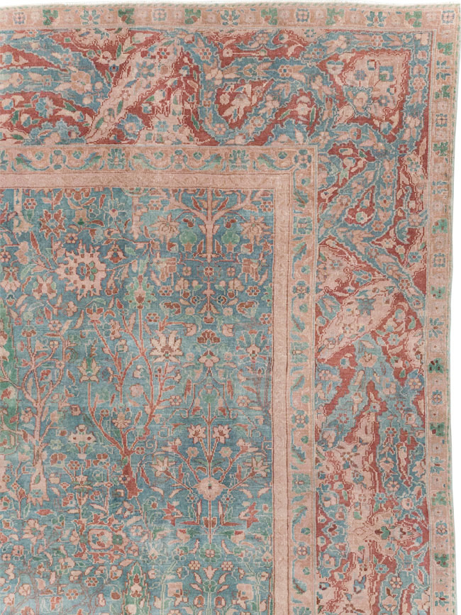 Vintage Indian Lahore Oversize Carpet, No.30820 - Galerie Shabab