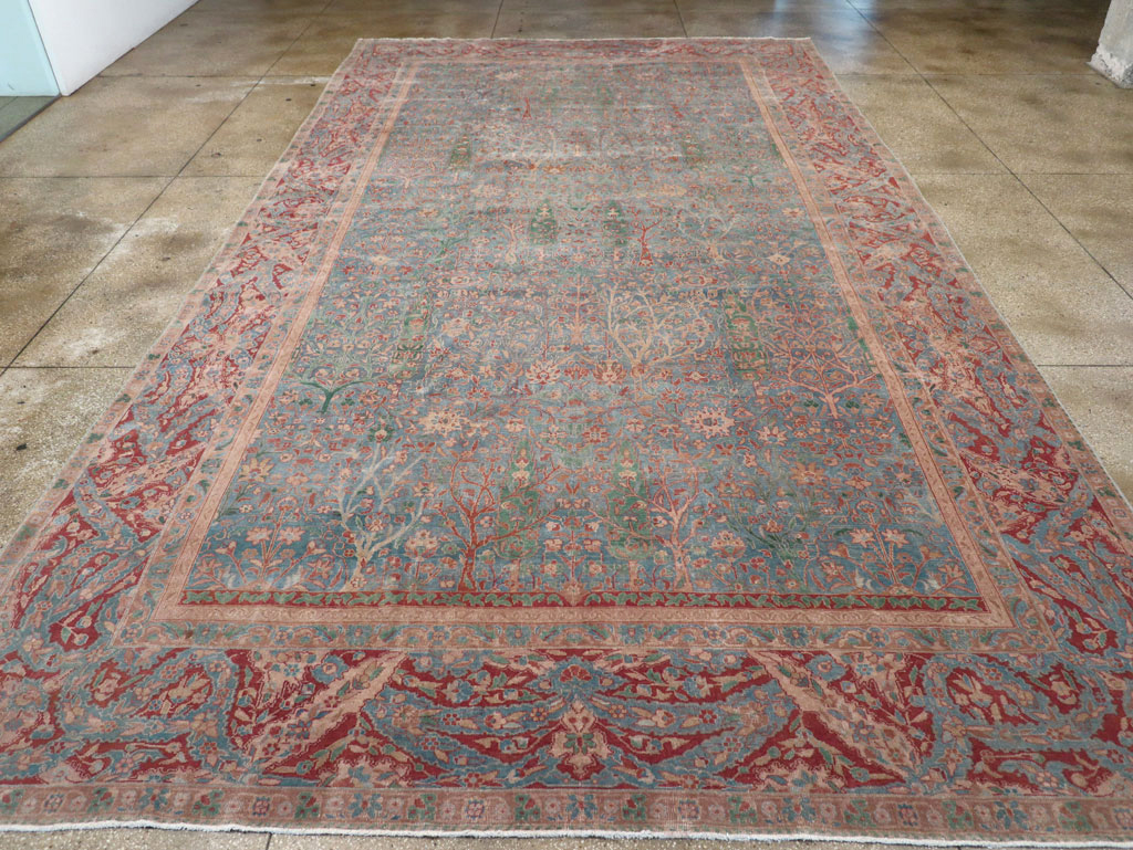 Vintage Indian Lahore Oversize Carpet, No.30820 - Galerie Shabab