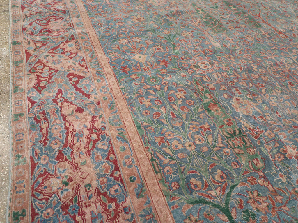 Vintage Indian Lahore Oversize Carpet, No.30820 - Galerie Shabab