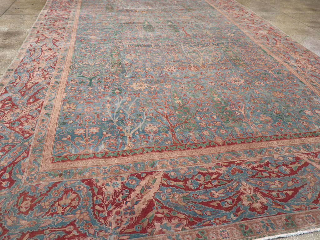 Vintage Indian Lahore Oversize Carpet, No.30820 - Galerie Shabab