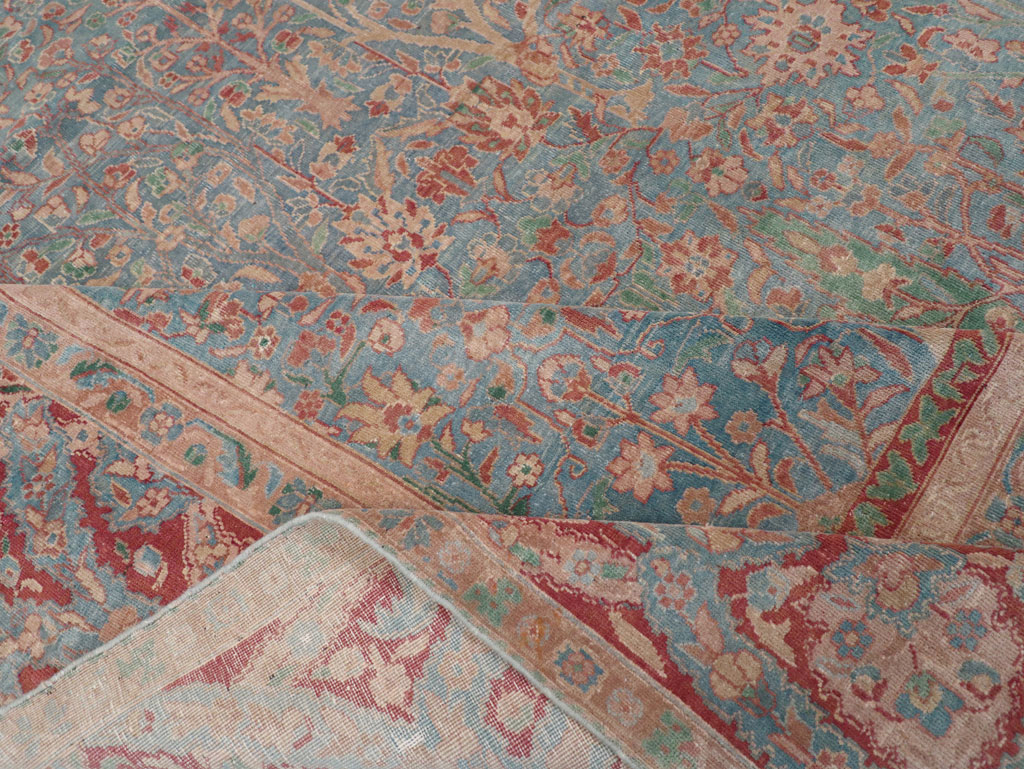 Vintage Indian Lahore Oversize Carpet, No.30820 - Galerie Shabab