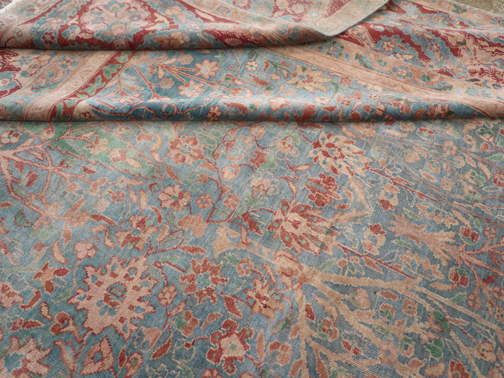 Vintage Indian Lahore Oversize Carpet, No.30820 - Galerie Shabab