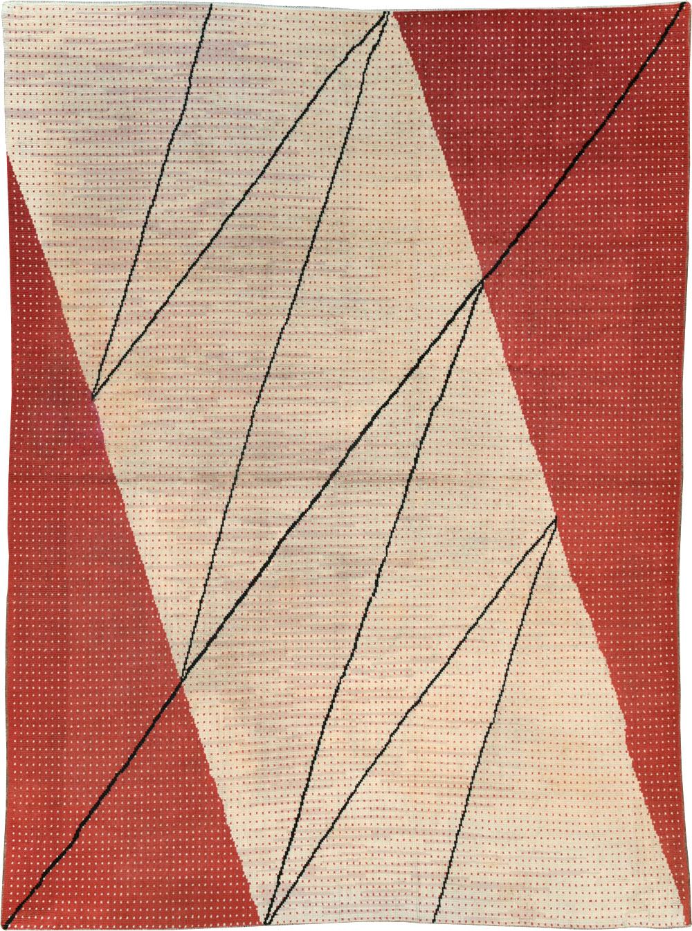 Vintage Czech Art Deco Large Room Size Carpet By Antonin Kybal, No.30824 - Galerie Shabab