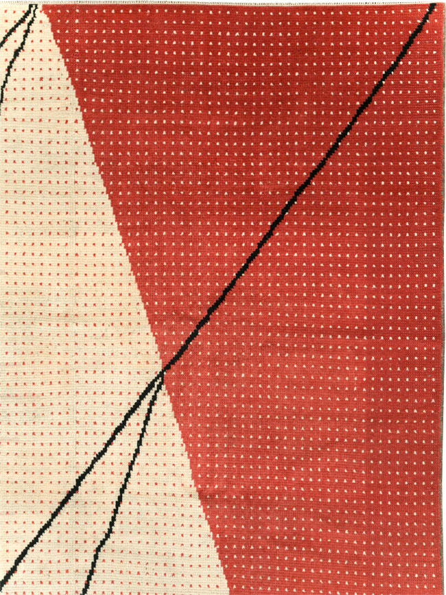 Vintage Czech Art Deco Large Room Size Carpet By Antonin Kybal, No.30824 - Galerie Shabab