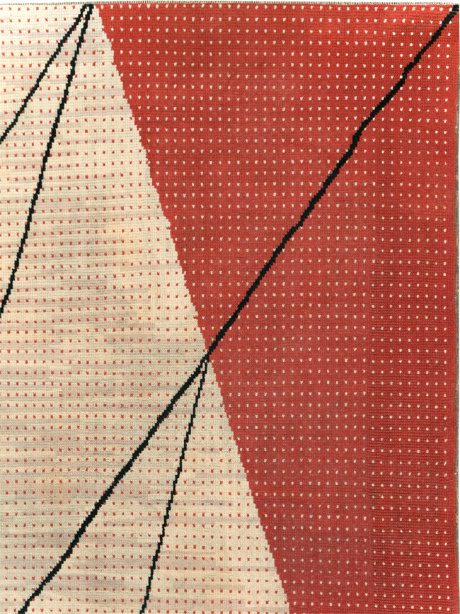 Vintage Czech Art Deco Large Room Size Carpet By Antonin Kybal, No.30824 - Galerie Shabab