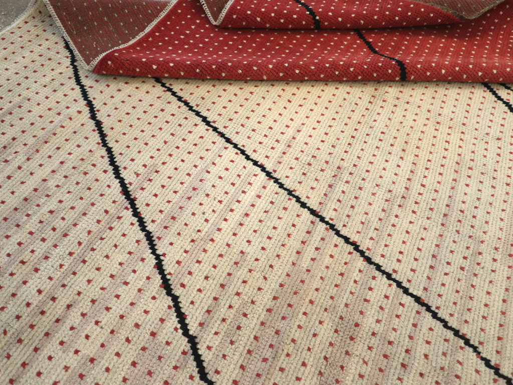 Vintage Czech Art Deco Large Room Size Carpet By Antonin Kybal, No.30824 - Galerie Shabab