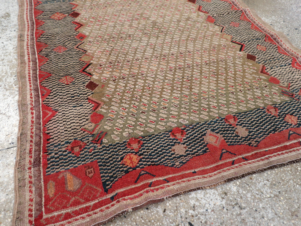 Antique Persian Kurdish Rug, No.30825 - Galerie Shabab