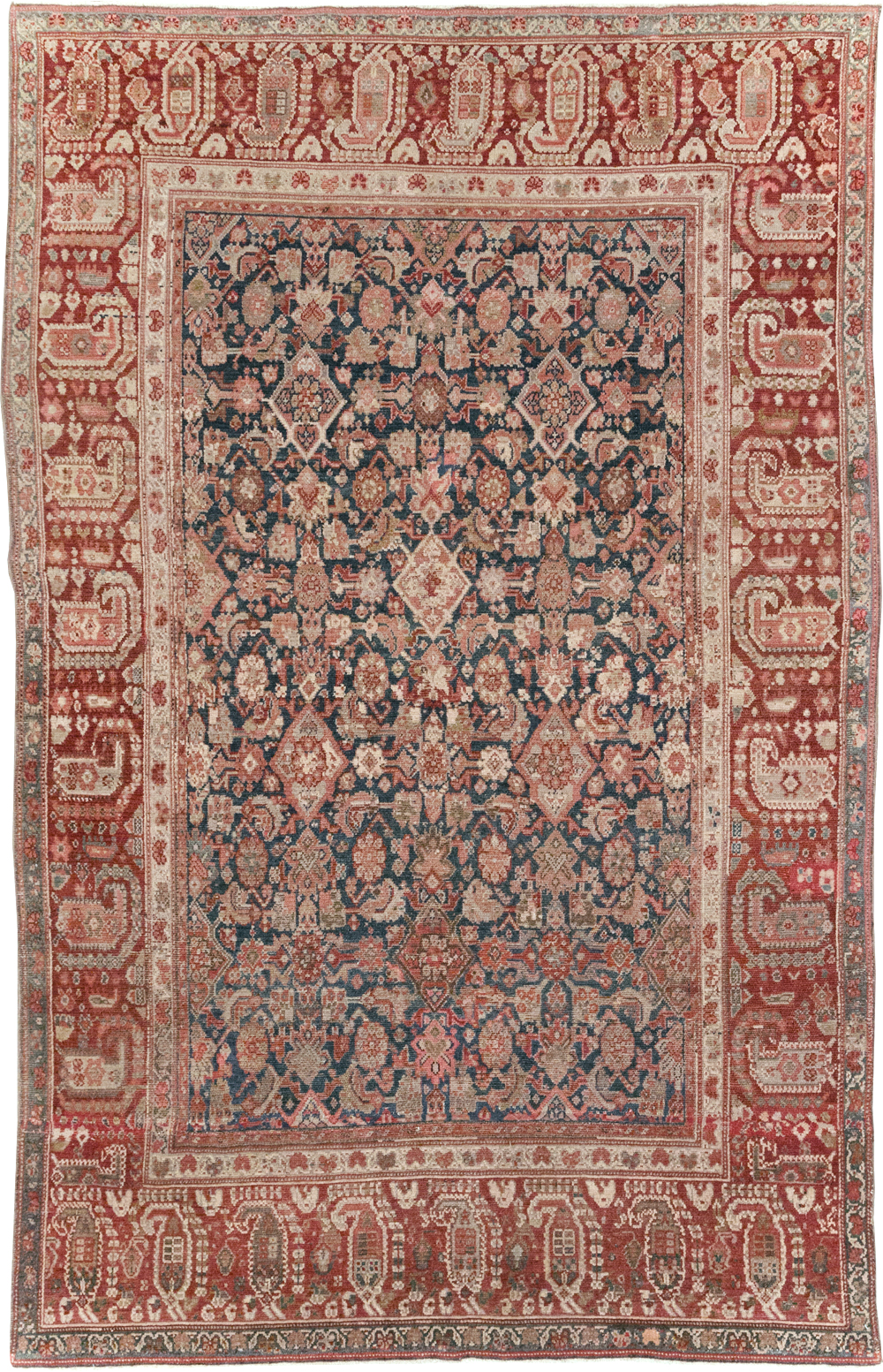 Antique Persian Malayer Accent Carpet, No.30829 - Galerie Shabab