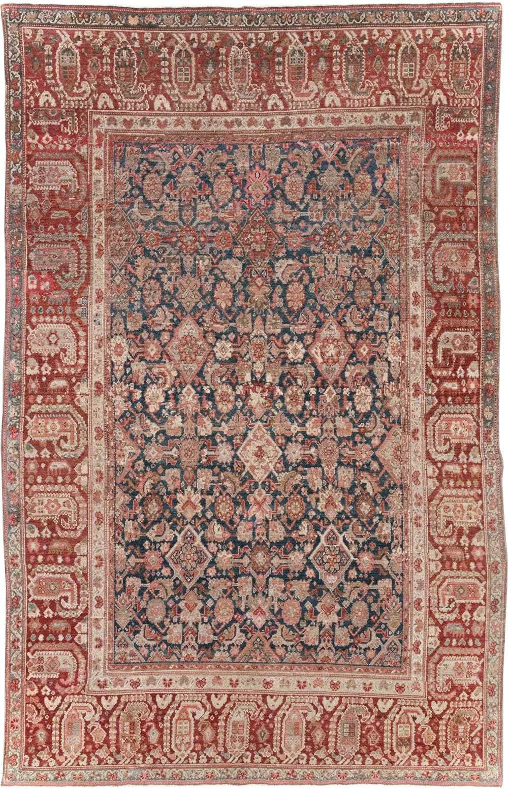Antique Persian Malayer Accent Carpet, No.30829 - Galerie Shabab