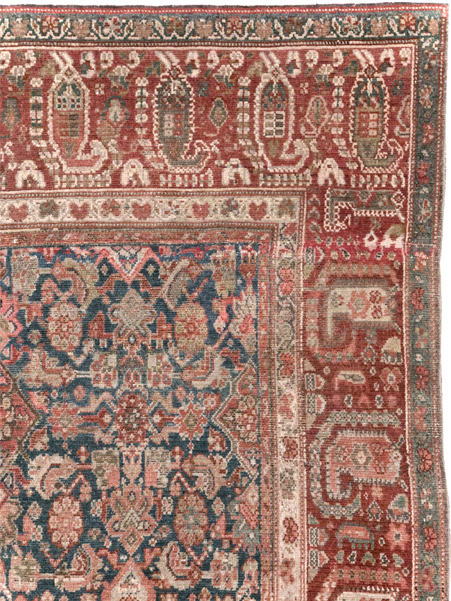 Antique Persian Malayer Accent Carpet, No.30829 - Galerie Shabab
