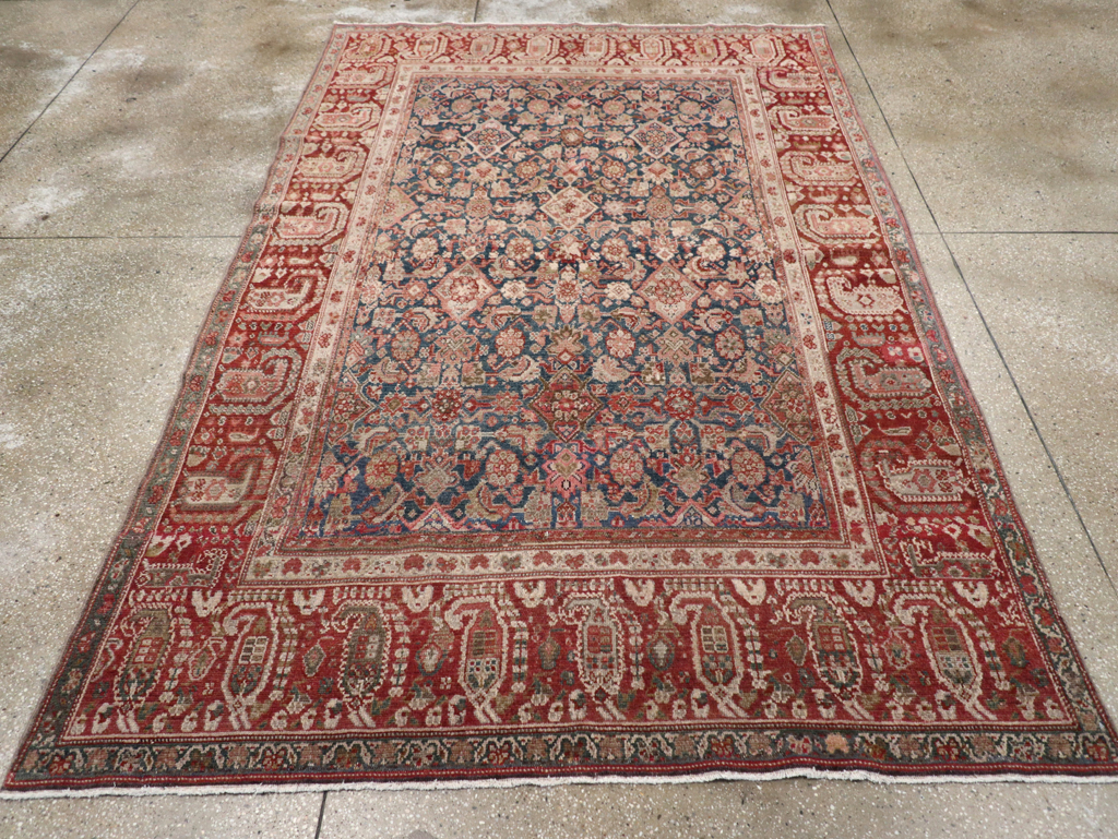 Antique Persian Malayer Accent Carpet, No.30829 - Galerie Shabab