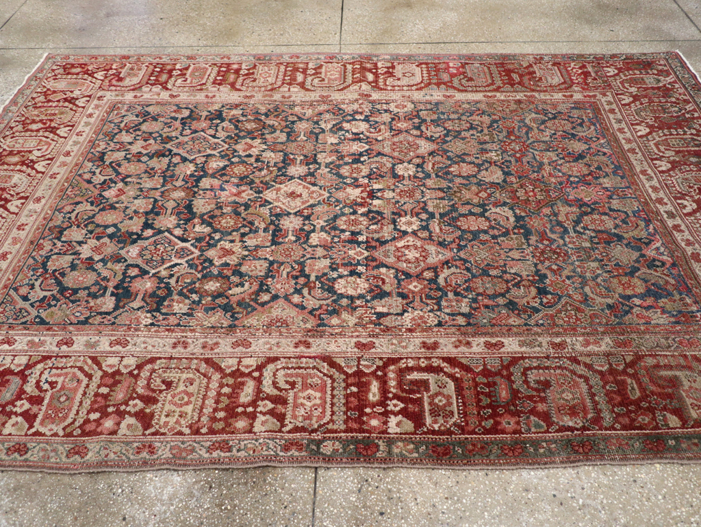 Antique Persian Malayer Accent Carpet, No.30829 - Galerie Shabab