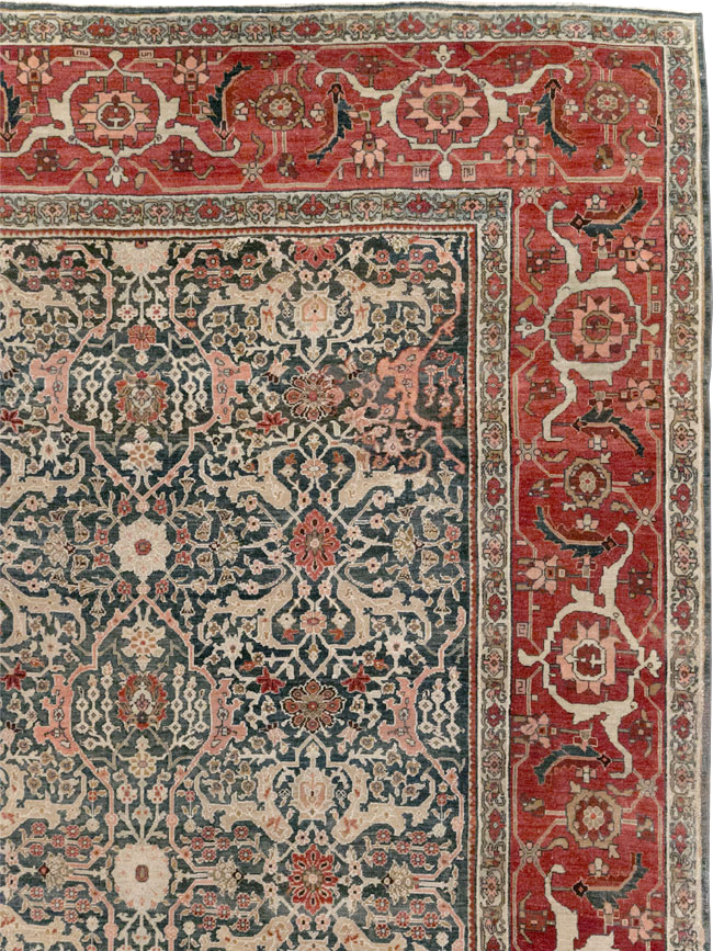 Antique Persian Bidjar Oversize Carpet, No.30830 - Galerie Shabab