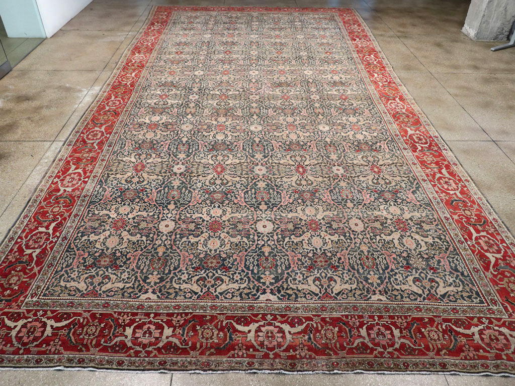 Antique Persian Bidjar Oversize Carpet, No.30830 - Galerie Shabab