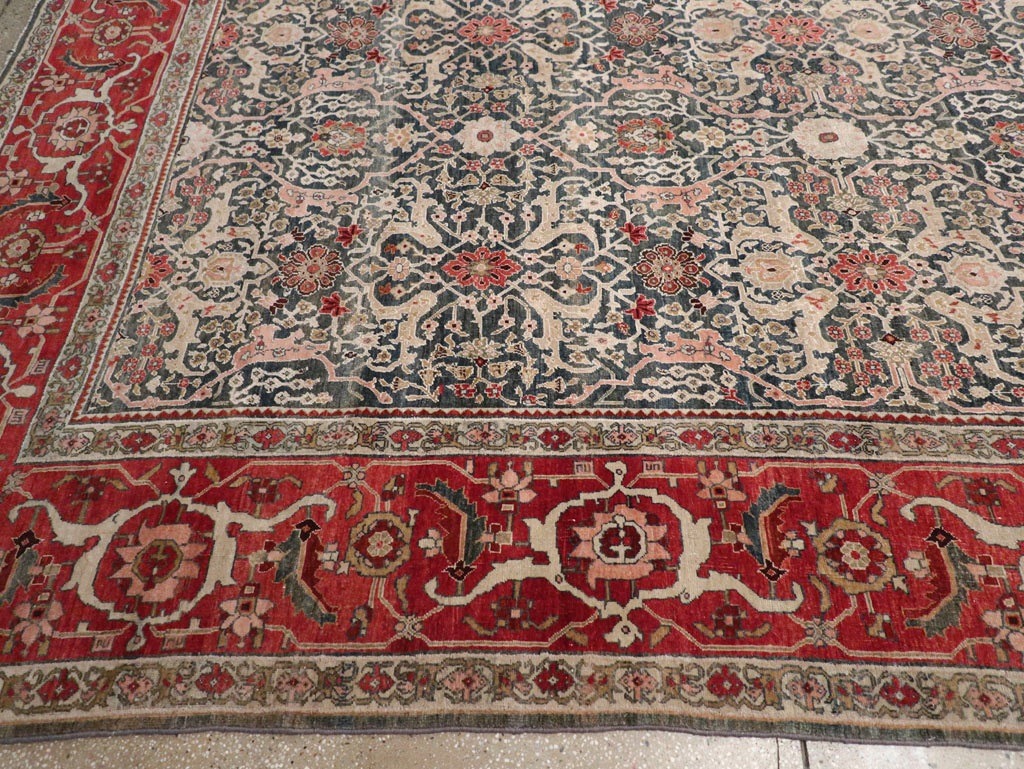 Antique Persian Bidjar Oversize Carpet, No.30830 - Galerie Shabab