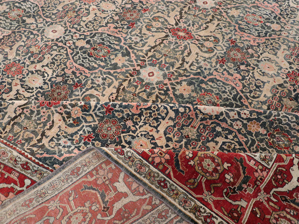 Antique Persian Bidjar Oversize Carpet, No.30830 - Galerie Shabab