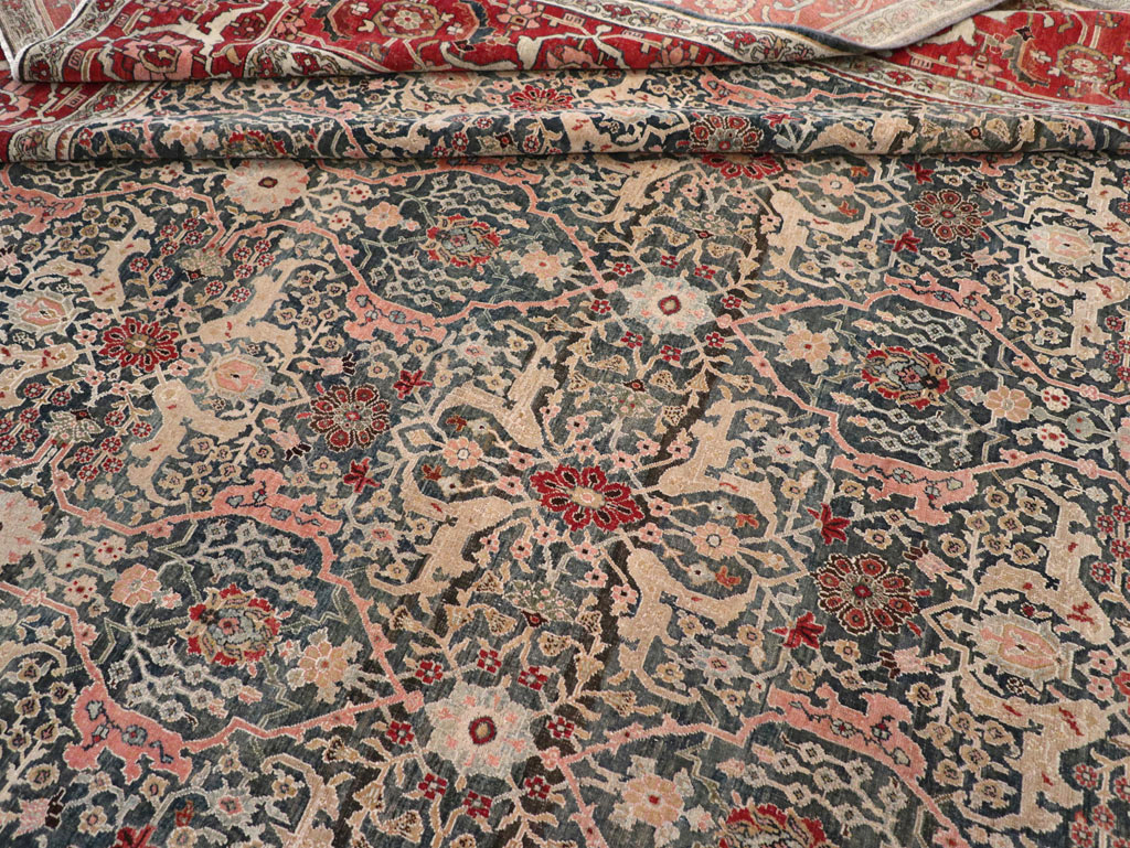 Antique Persian Bidjar Oversize Carpet, No.30830 - Galerie Shabab
