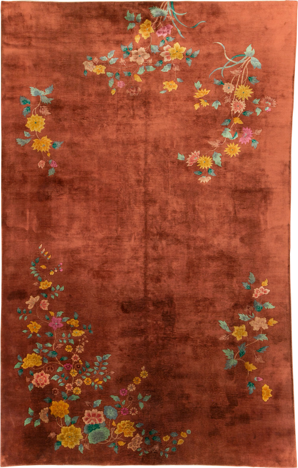 Antique Chinese Art Deco Room Size Carpet, No.30831 - Galerie Shabab
