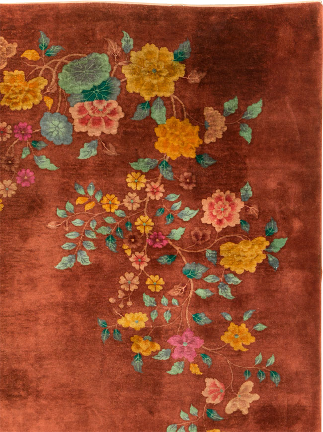 Antique Chinese Art Deco Room Size Carpet, No.30831 - Galerie Shabab