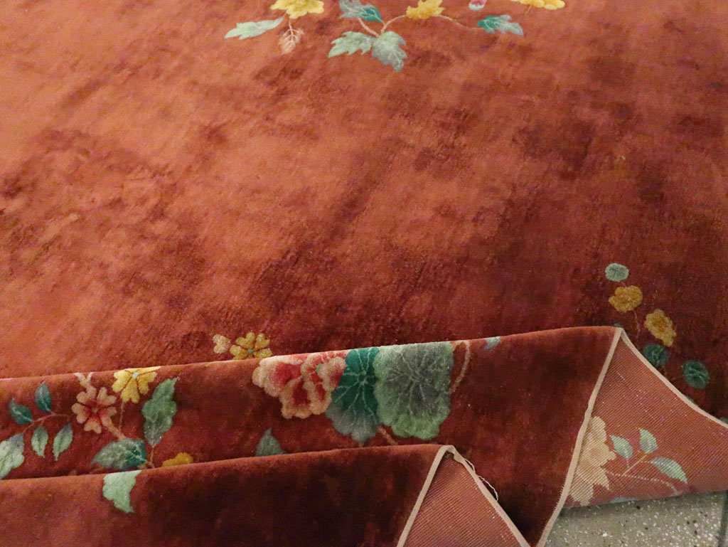 Antique Chinese Art Deco Room Size Carpet, No.30831 - Galerie Shabab