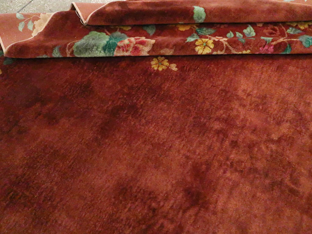 Antique Chinese Art Deco Room Size Carpet, No.30831 - Galerie Shabab