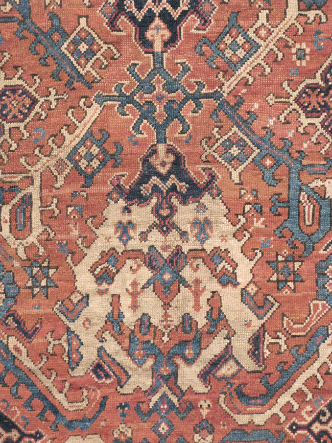 Antique Turkish Oushak Oversize Square Carpet, No.30832 - Galerie Shabab