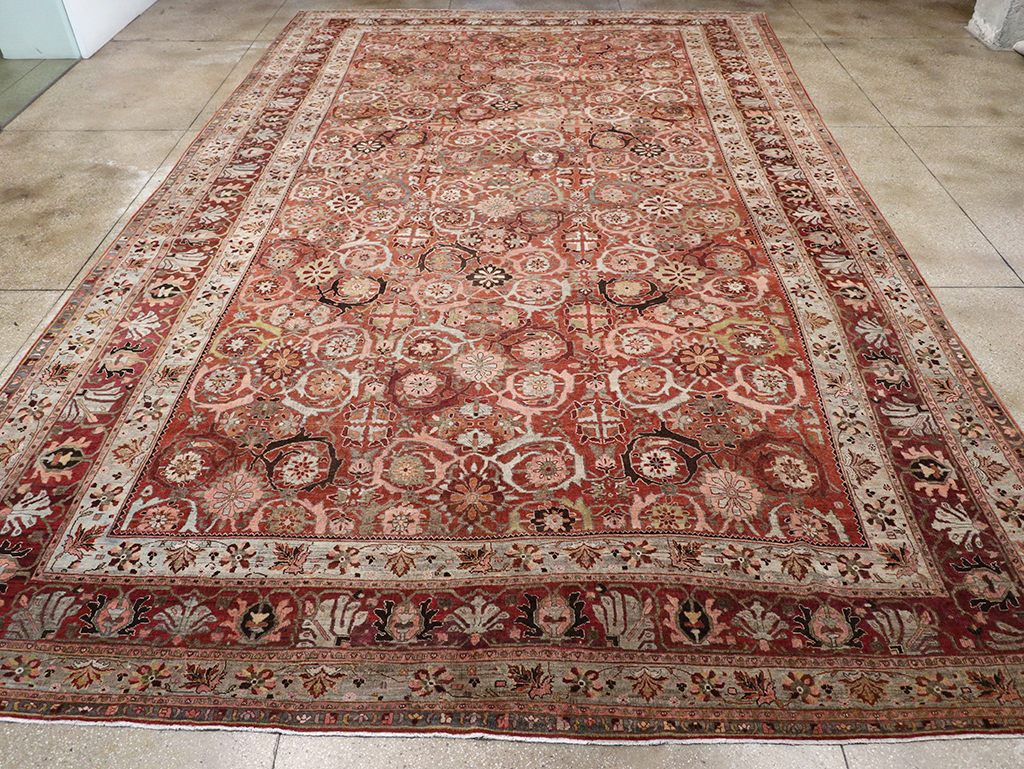 Antique Persian Bidjar Oversize Carpet, No.30842 - Galerie Shabab