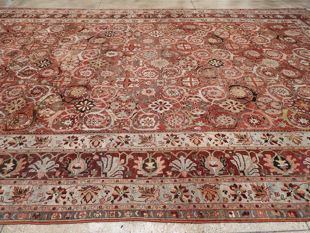 Antique Persian Bidjar Oversize Carpet, No.30842 - Galerie Shabab