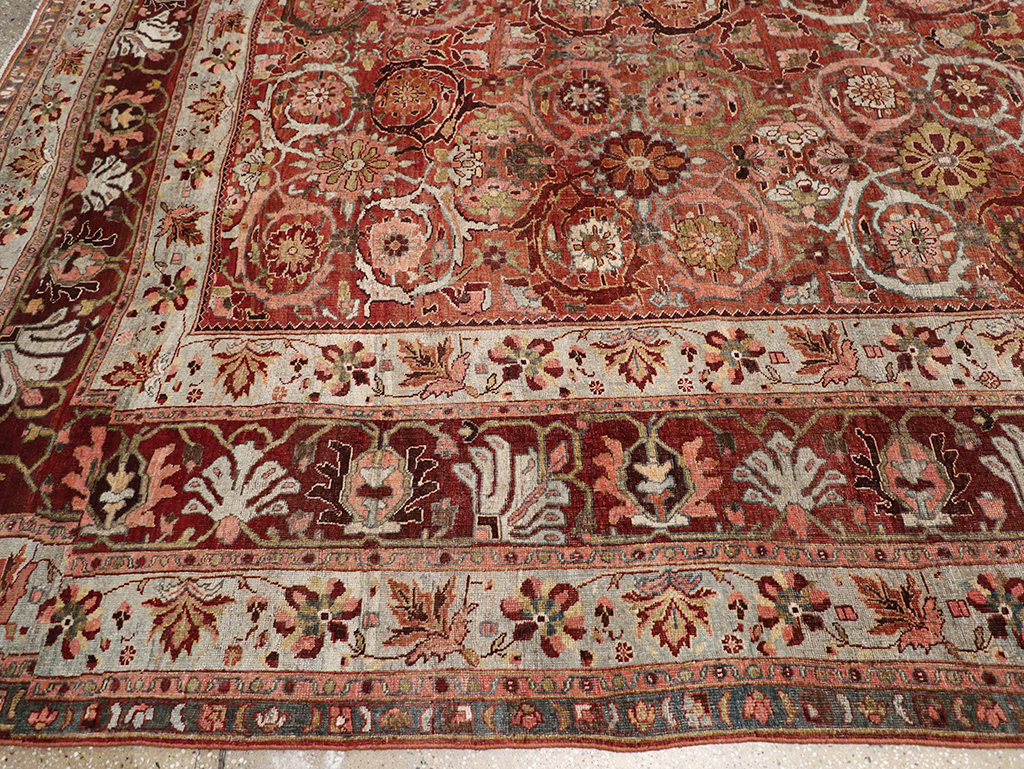 Antique Persian Bidjar Oversize Carpet, No.30842 - Galerie Shabab