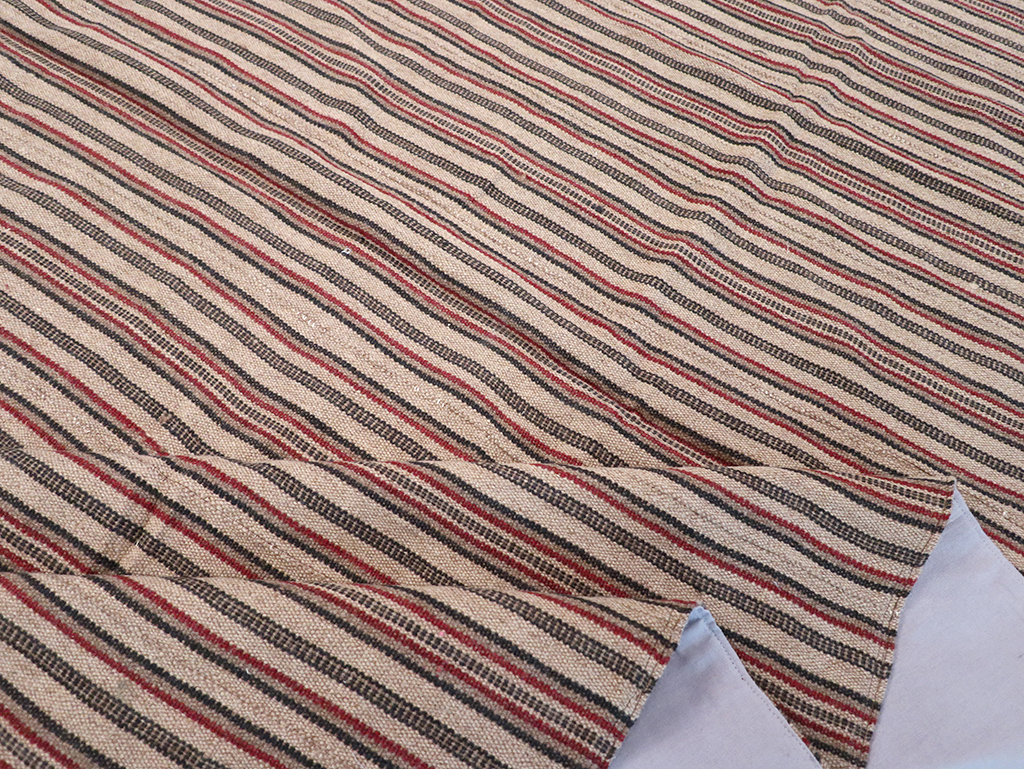 Vintage Persian Flatweave Kilim Room Size Carpet, No.30843 - Galerie Shabab