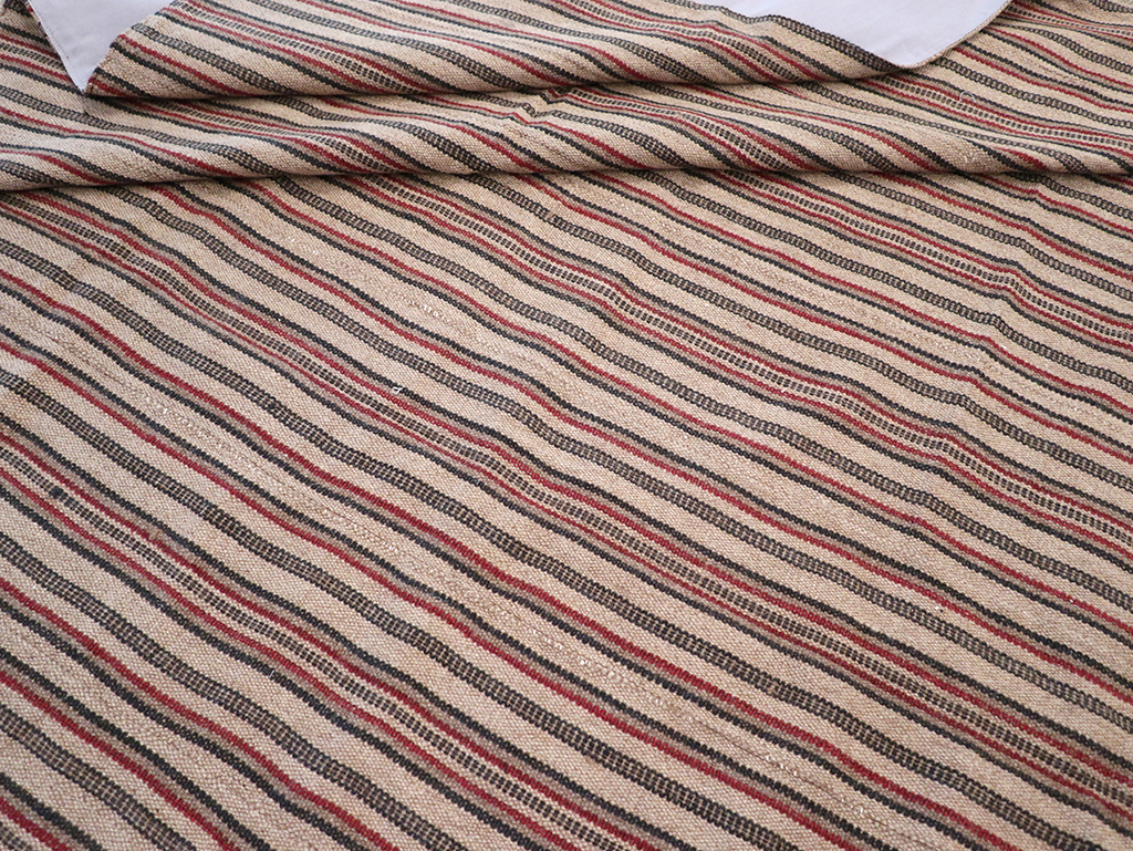 Vintage Persian Flatweave Kilim Room Size Carpet, No.30843 - Galerie Shabab