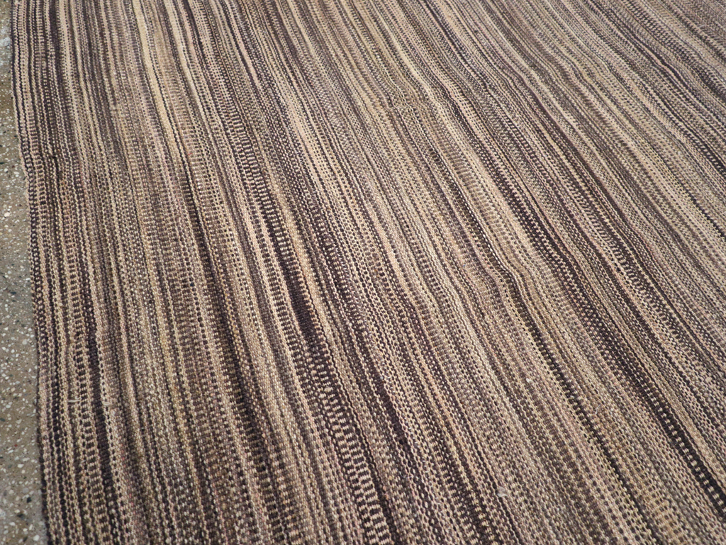 Modern Turkish Flatweave Kilim Large Room Size Carpet, No.30847 - Galerie Shabab