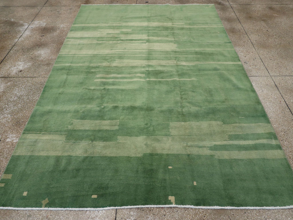 Vintage Turkish Art Deco Carpet, No.30849 - Galerie Shabab