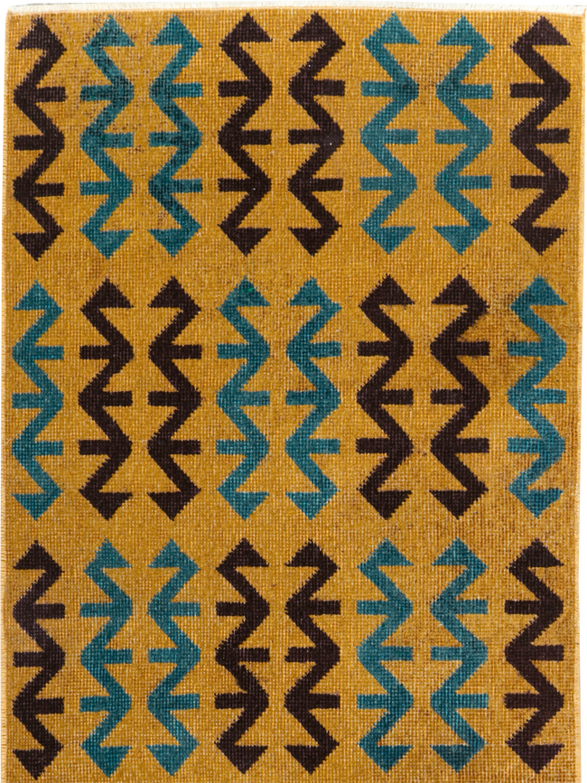 Vintage Anatolian Deco Rug, No.30853 - Galerie Shabab