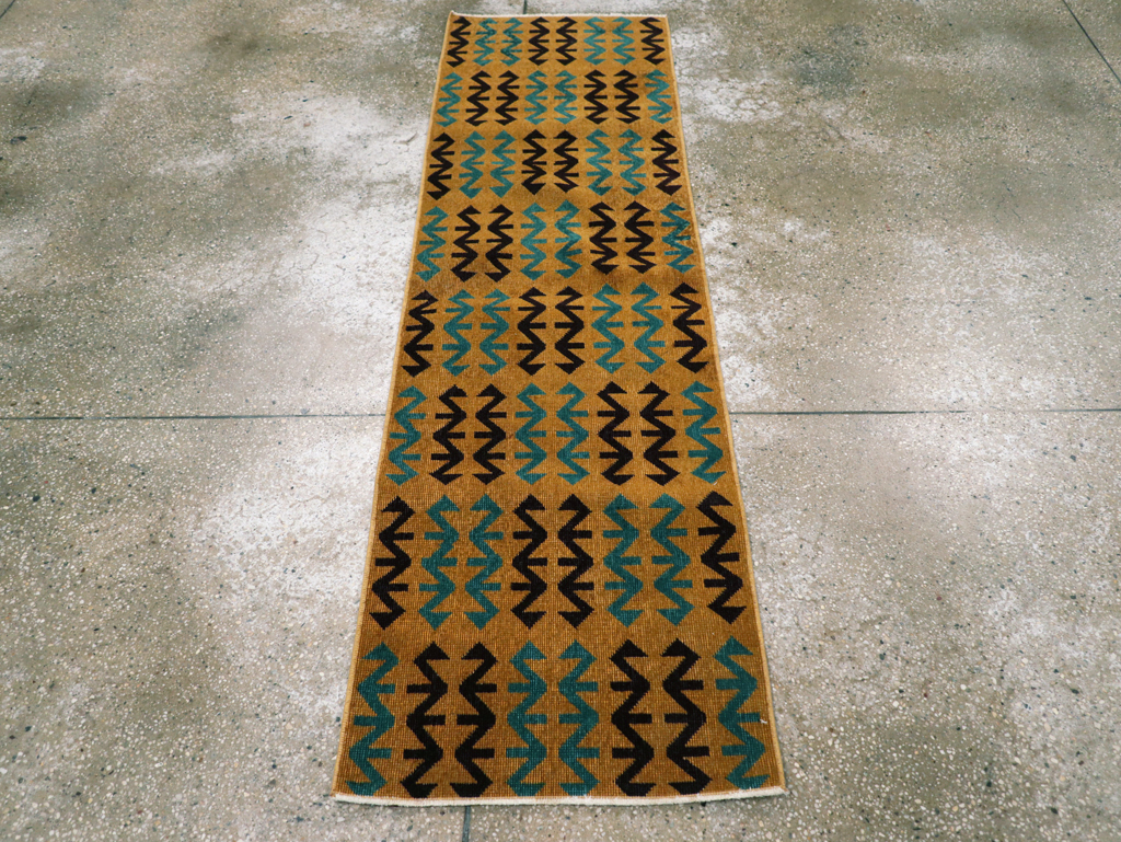 Vintage Anatolian Deco Rug, No.30853 - Galerie Shabab