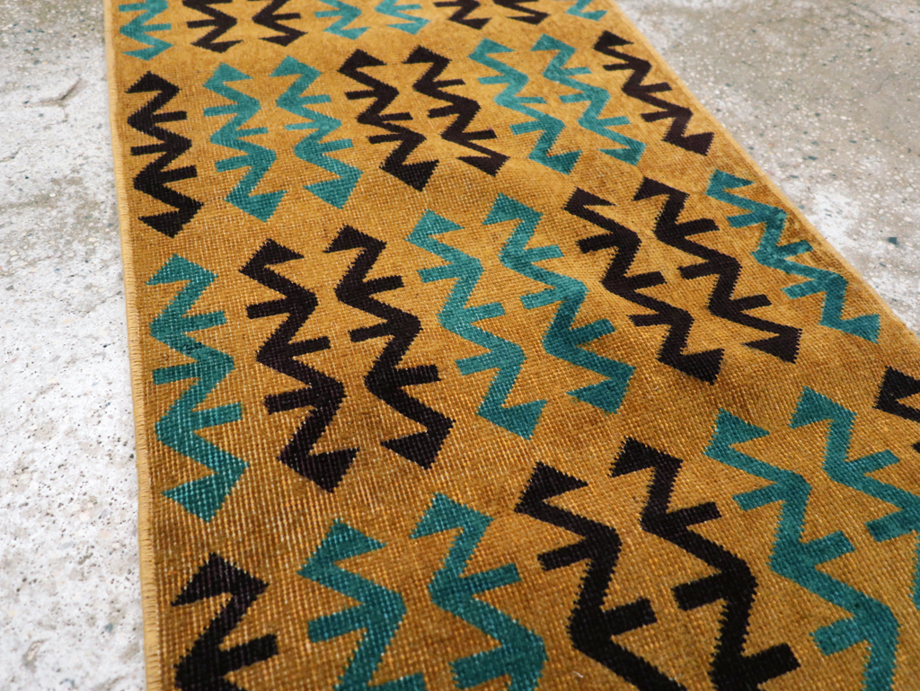 Vintage Anatolian Deco Rug, No.30853 - Galerie Shabab