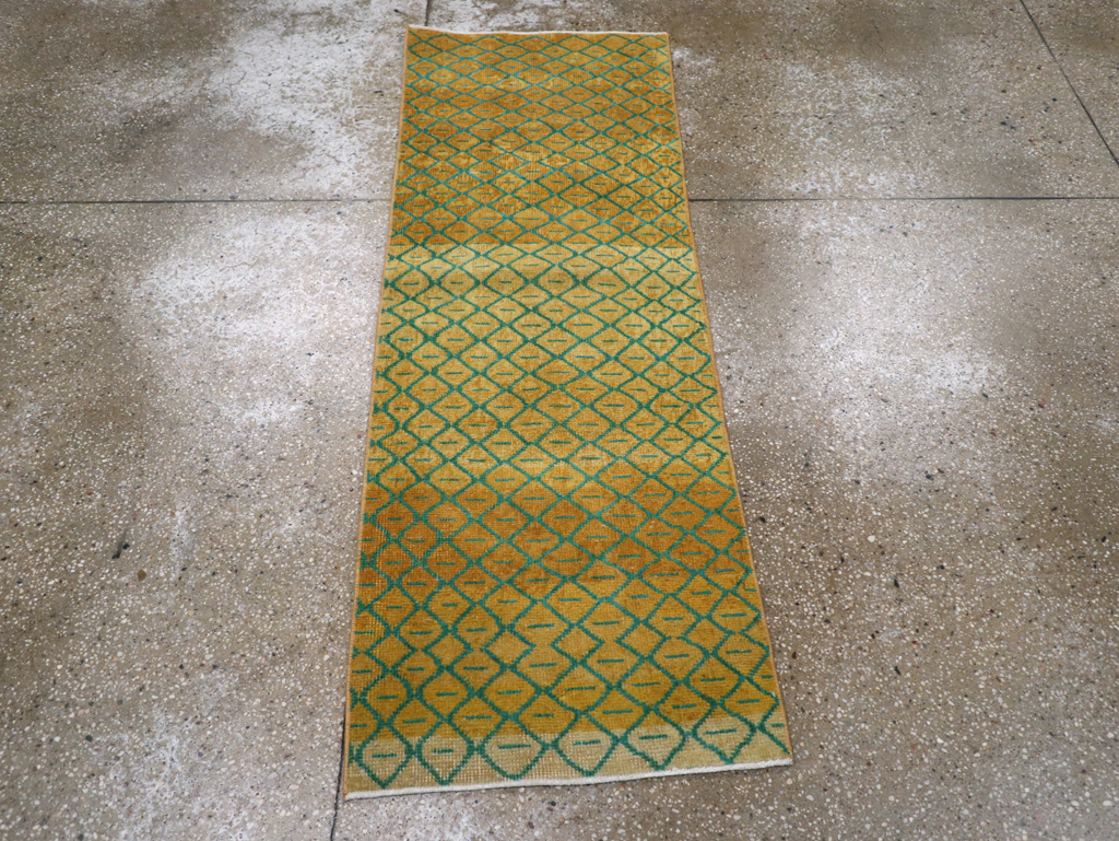 Vintage Turkish Anatolian Deco Rug, No.30854 - Galerie Shabab